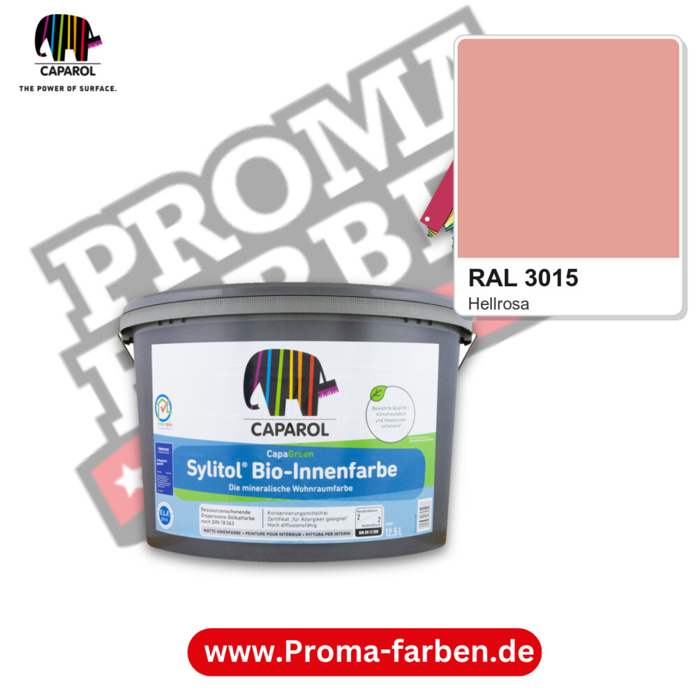 Caparol Sylitol Bio Innenfarbe RAL 3015 kaufen Proma Farben Hamburg