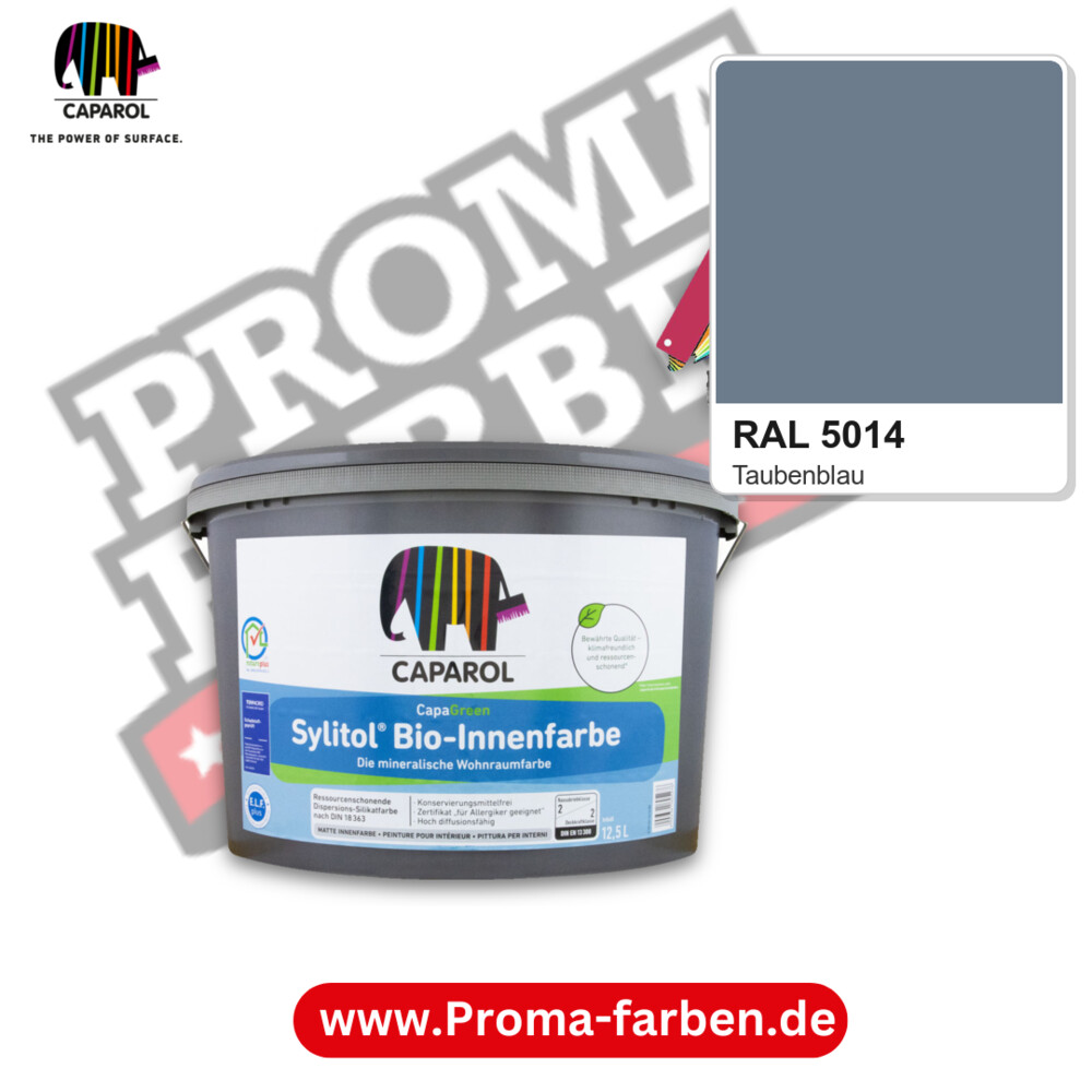 Caparol Sylitol Bio Innenfarbe RAL 5014 kaufen Proma Farben Hamburg