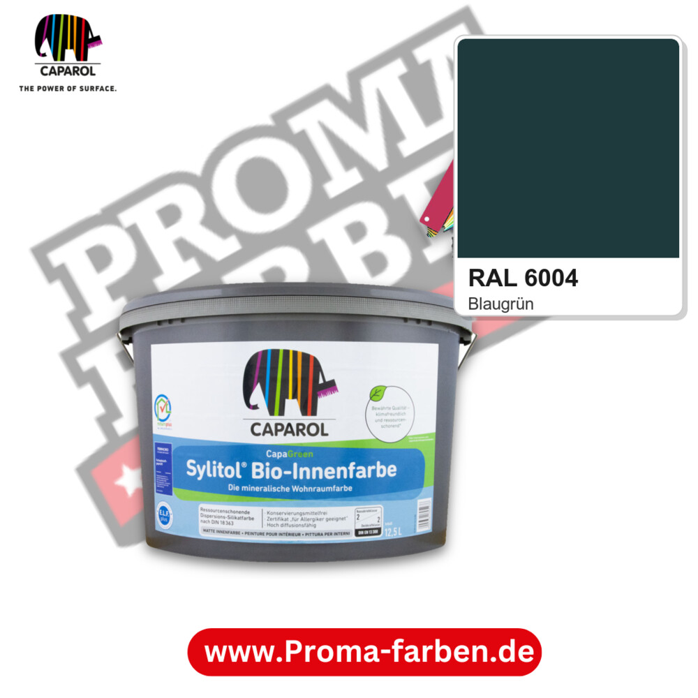 Caparol Sylitol Bio Innenfarbe RAL 6004 kaufen Proma Farben Hamburg