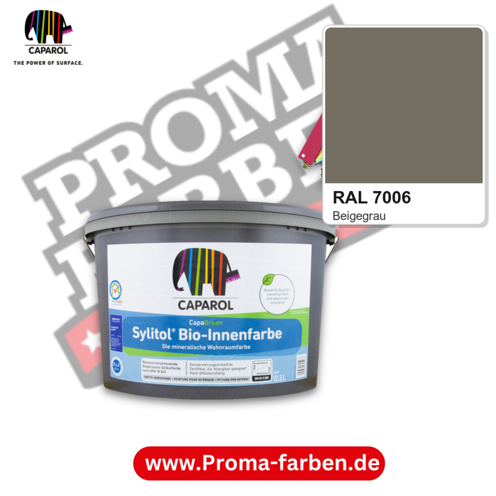 Caparol Sylitol Bio Innenfarbe RAL 7006 kaufen Proma Farben Hamburg