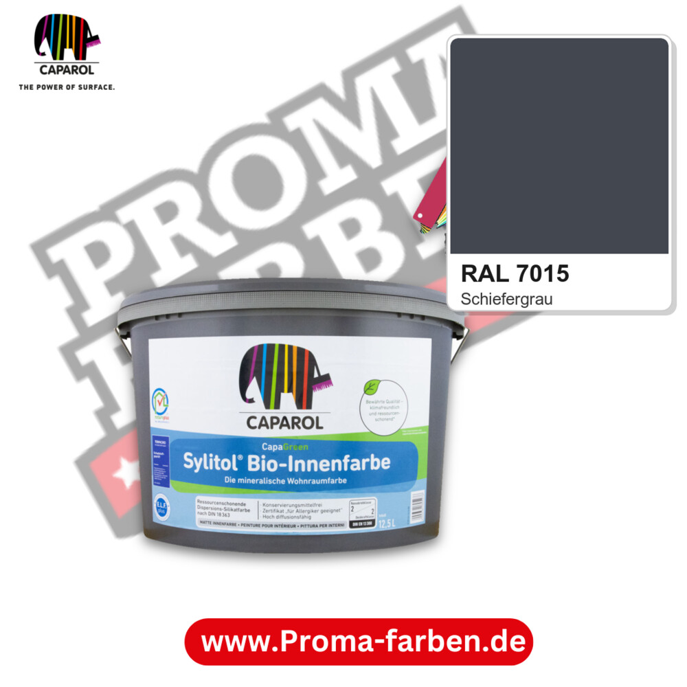 Caparol Sylitol Bio Innenfarbe RAL 7015 kaufen Proma Farben Hamburg