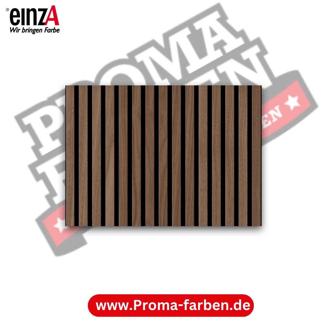 einzA Akustik-Paneele 1-Side Nussbaum Trent kaufen Proma Farben