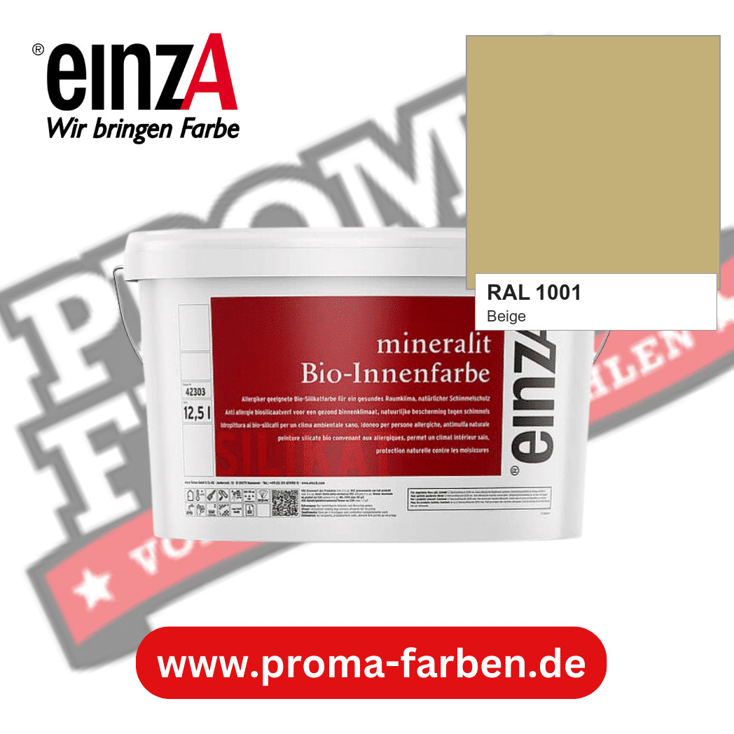 einzA mineralit Bio-Innenfarbe RAL 1001 Beige