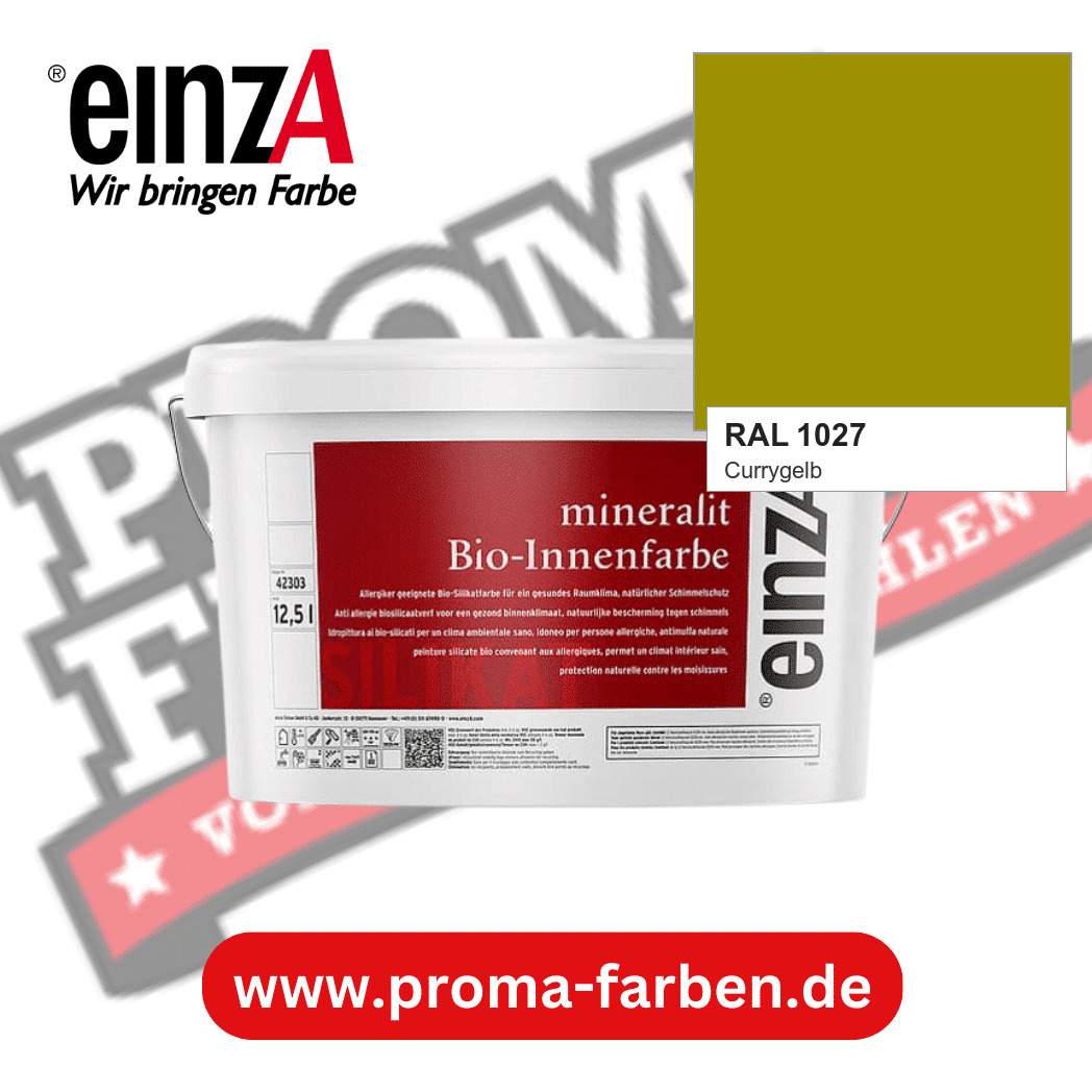 einzA mineralit Bio-Innenfarbe RAL 1027 Currygelb