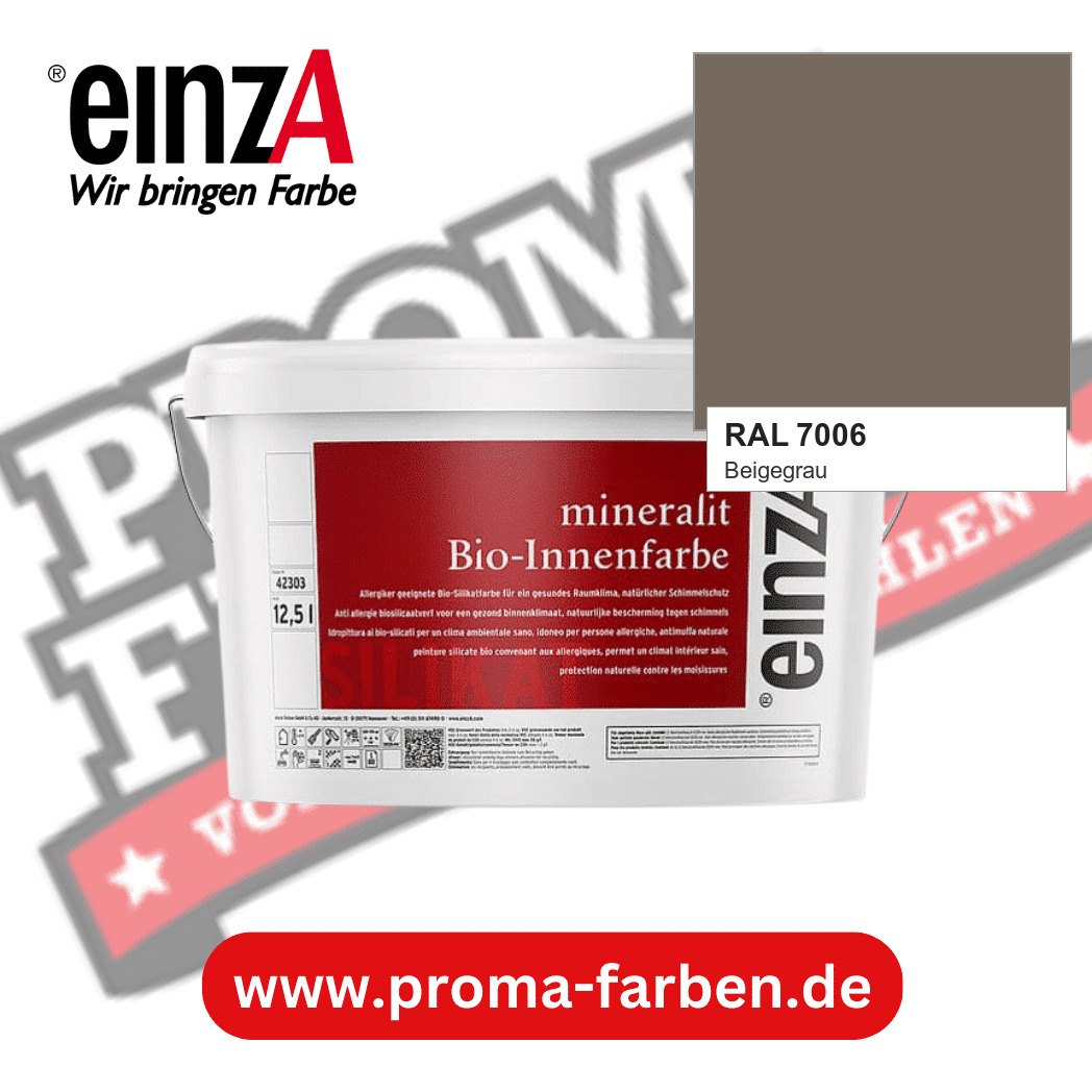 einzA mineralit Bio-Innenfarbe RAL 7006 Beigegrau