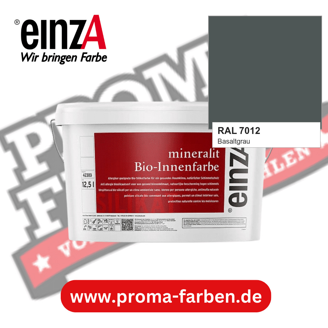 einzA mineralit Bio-Innenfarbe RAL 7012 Basaltgrau