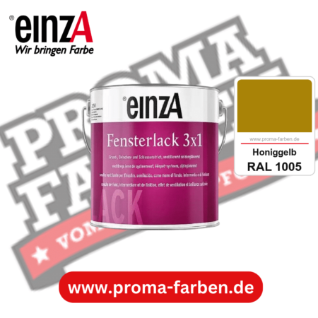einzA Fensterlack 3x1 kaufen bei Proma Farben RAL 1005 Honiggelb