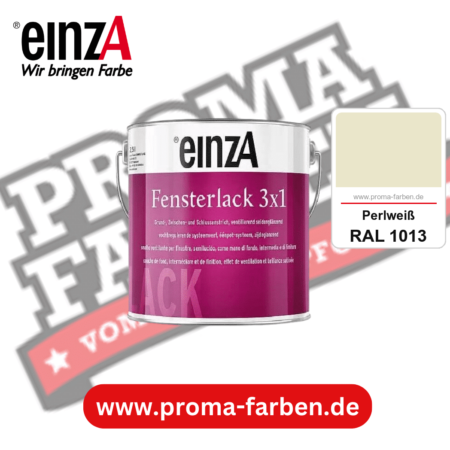 einzA Fensterlack 3x1 kaufen bei Proma Farben RAL 1013 Perlweiß