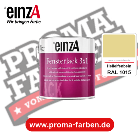 einzA Fensterlack 3x1 kaufen bei Proma Farben RAL 1015 Hellelfenbein