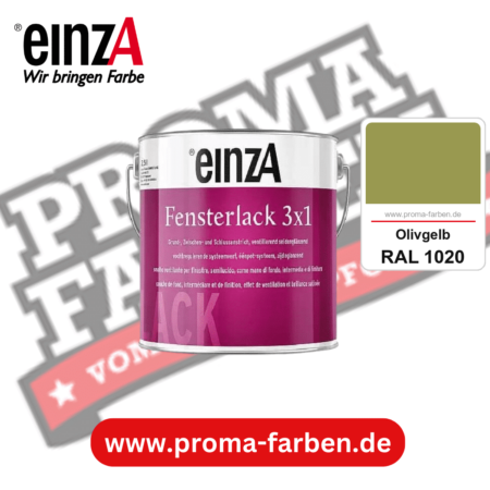 einzA Fensterlack 3x1 kaufen bei Proma Farben RAL 1020 Olivgelb