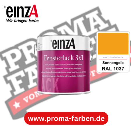 einzA Fensterlack 3x1 kaufen bei Proma Farben RAL 1037 Sonnengelb