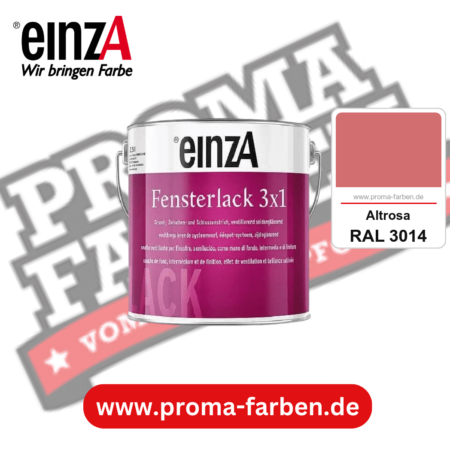 einzA Fensterlack 3x1 kaufen bei Proma Farben RAL 3014 Altrosa