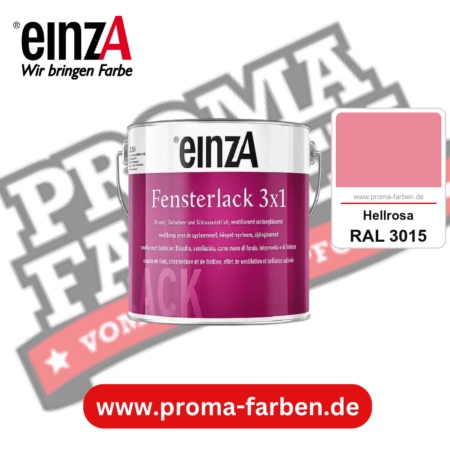einzA Fensterlack 3x1 kaufen bei Proma Farben RAL 3015 Hellrosa