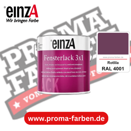 einzA Fensterlack 3x1 kaufen bei Proma Farben RAL 4001 Rotlila