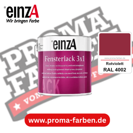 einzA Fensterlack 3x1 kaufen bei Proma Farben RAL 4002 Rotviolett