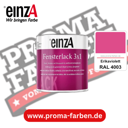 einzA Fensterlack 3x1 kaufen bei Proma Farben RAL 4003 Erikaviolett