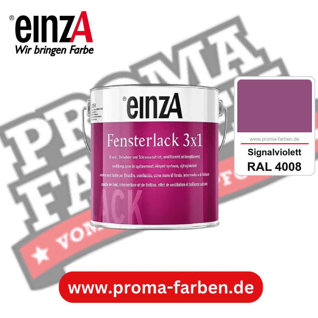 einzA Fensterlack 3x1 kaufen bei Proma Farben RAL 4008 Signalviolett