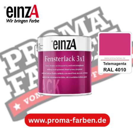 einzA Fensterlack 3x1 kaufen bei Proma Farben RAL 4010 Telemagenta