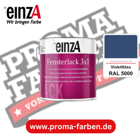 einzA Fensterlack 3x1 kaufen bei Proma Farben RAL 5000 Violettblau