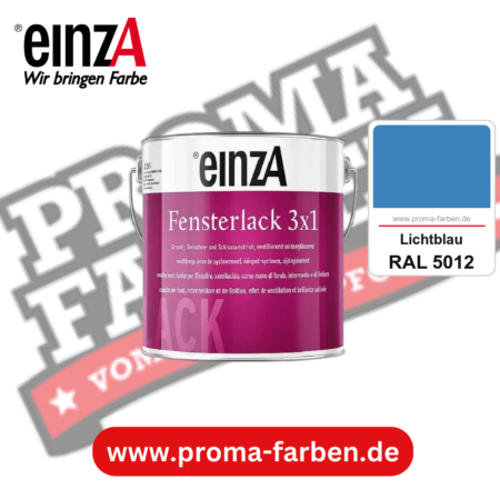 einzA Fensterlack 3x1 kaufen bei Proma Farben RAL 5012 Lichtblau