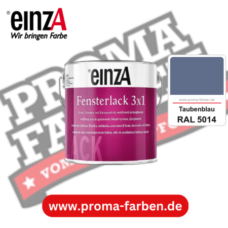 einzA Fensterlack 3x1 kaufen bei Proma Farben RAL 5014 Taubenblau