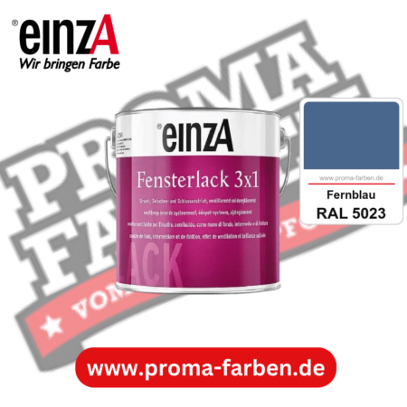 einzA Fensterlack 3x1 kaufen bei Proma Farben RAL 5023 Fernblau