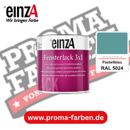 einzA Fensterlack 3x1 kaufen bei Proma Farben RAL 5024 Pastellblau