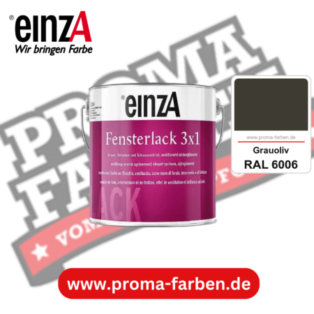einzA Fensterlack 3x1 kaufen bei Proma Farben RAL 6006 Grauoliv