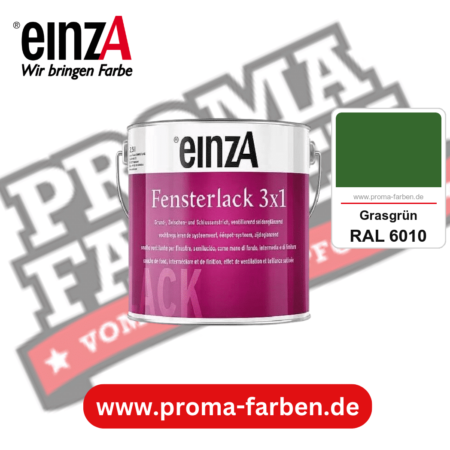 einzA Fensterlack 3x1 kaufen bei Proma Farben RAL 6010 Grasgrün