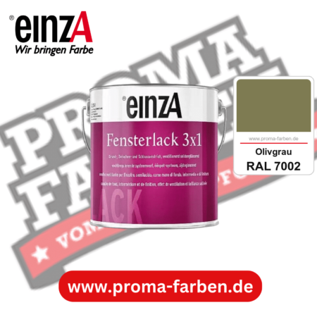 einzA Fensterlack 3x1 kaufen bei Proma Farben RAL 7002 Olivgrau