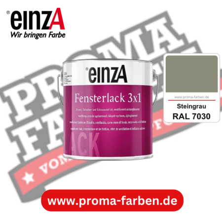 einzA Fensterlack 3x1 kaufen bei Proma Farben RAL 7030 Steingrau