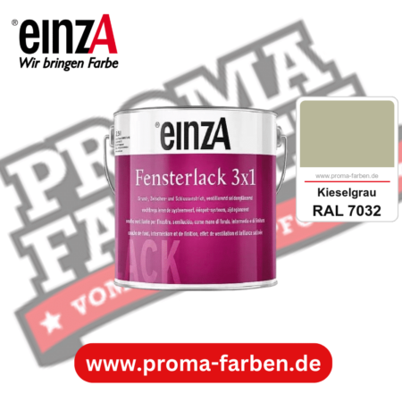 einzA Fensterlack 3x1 kaufen bei Proma Farben RAL 7032 Kieselgrau