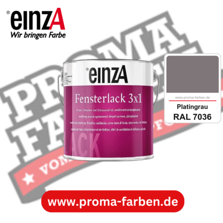 einzA Fensterlack 3x1 kaufen bei Proma Farben RAL 7036 Platingrau