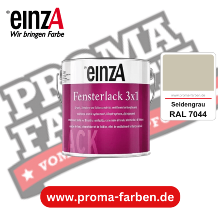 einzA Fensterlack 3x1 kaufen bei Proma Farben RAL 7044 Seidengrau