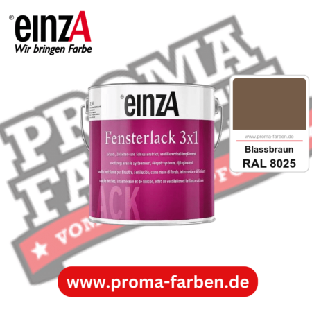 einzA Fensterlack 3x1 kaufen bei Proma Farben RAL 8025 Blassbraun