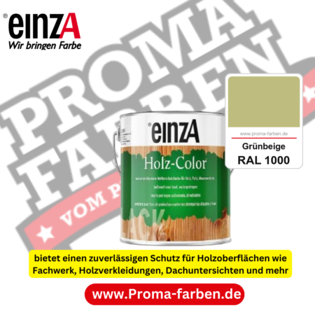 einzA Holz-Color kaufen bei Proma Farben RAL 1000 Grünbeige