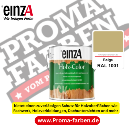 einzA Holz-Color kaufen bei Proma Farben RAL 1001 Beige