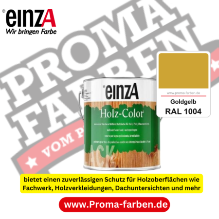 einzA Holz-Color kaufen bei Proma Farben RAL 1004 Goldgelb