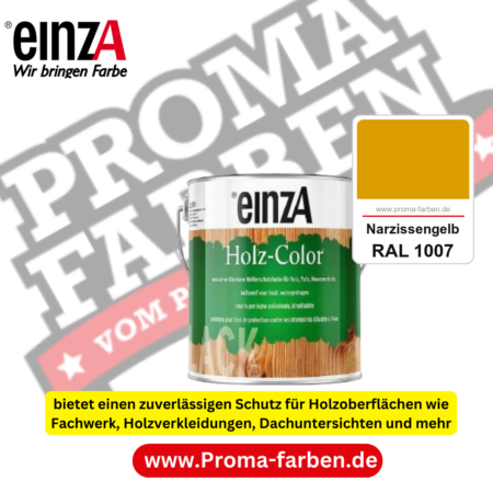einzA Holz-Color kaufen bei Proma Farben RAL 1007 Narzissengelb