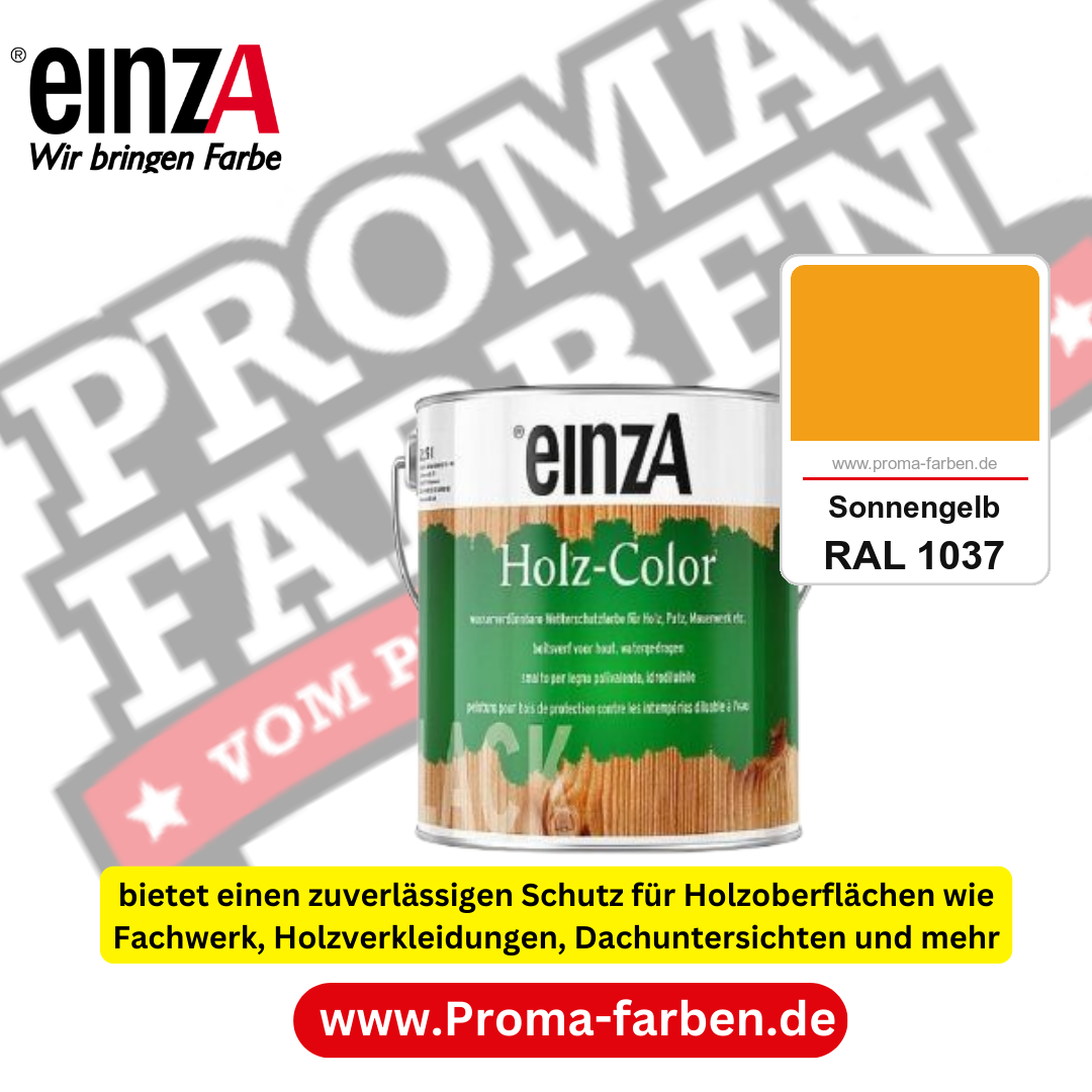 einzA Holz-Color kaufen bei Proma Farben RAL 1037 Sonnengelb