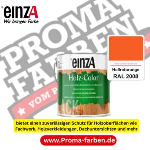 einzA Holz-Color RAL 2008 Hellrotorange