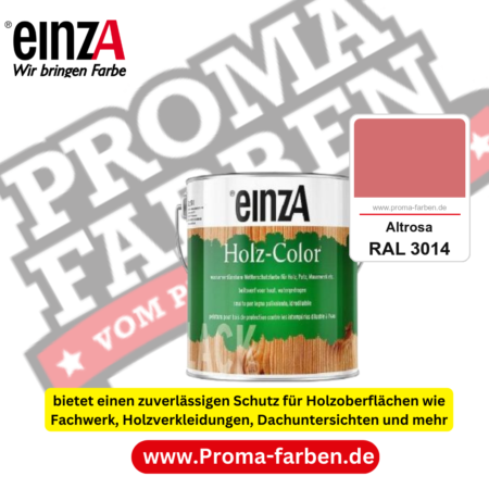 einzA Holz-Color kaufen bei Proma Farben RAL 3014 Altrosa