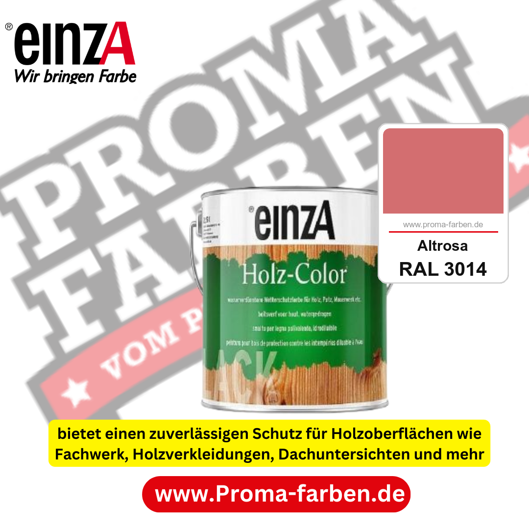 einzA Holz-Color kaufen bei Proma Farben RAL 3014 Altrosa