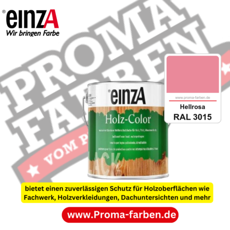 einzA Holz-Color kaufen bei Proma Farben RAL 3015 Hellrosa