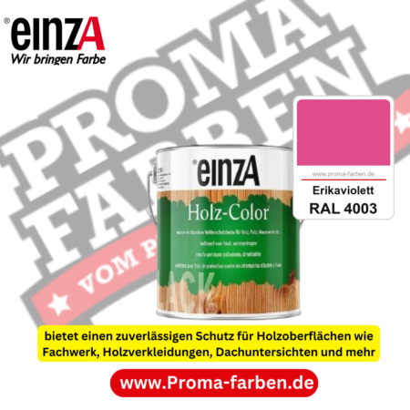einzA Holz-Color kaufen bei Proma Farben RAL 4003 Erikaviolett