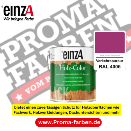 einzA Holz-Color kaufen bei Proma Farben RAL 4006 Verkehrspurpur
