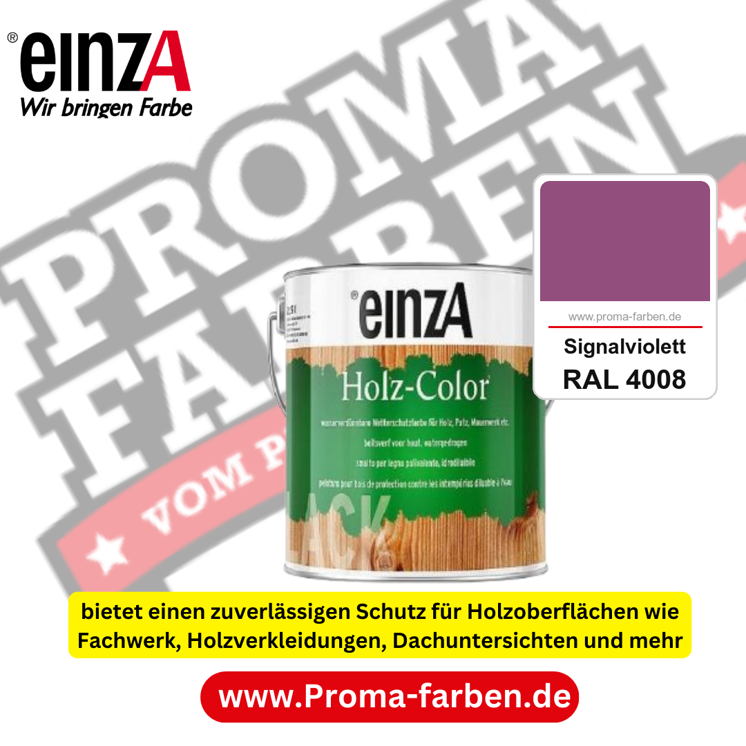 einzA Holz-Color kaufen bei Proma Farben RAL 4008 Signalviolett