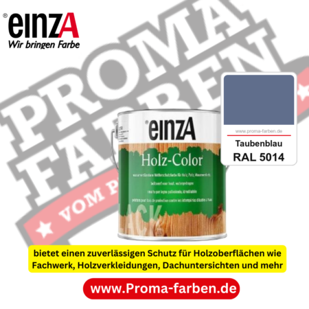 einzA Holz-Color kaufen bei Proma Farben RAL 5014 Taubenblau