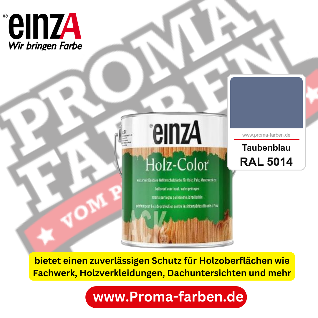 einzA Holz-Color kaufen bei Proma Farben RAL 5014 Taubenblau