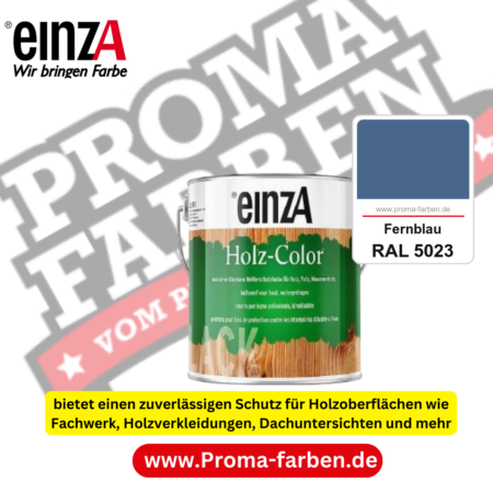 einzA Holz-Color kaufen bei Proma Farben RAL 5023 Fernblau